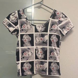 Crop Top Marilyn Monroe
